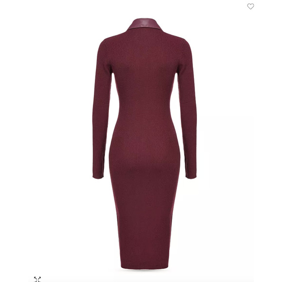 New PINKO Rubesco Abito Costina Misto Shirt Dress small - Picture 12 of 12